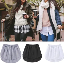 Shirt Extenders Layering Fake Top Lower Sweep Extender Asjustable Mini Skirt for Women Girls NOV99 W220426