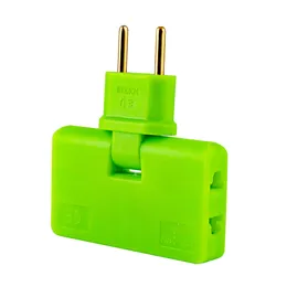 Wtyczka przedłużająca EU Adapter elektryczny 3 w 1 Adapter MINI Outlet Power Splitter Converter Socket 180 stopni Rotacja Regulowany