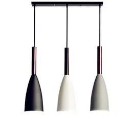 Kolye lambaları Nordic Modern Tasarım LED Işıklar Yaratıcılık Ayarlanabilir Asma Tel E27 Lamba Oturma Odası Yatak Odası Bar Kafe Maddesi