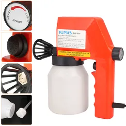 Elektrisk spraypistol 600 ml kapacitet 100 ml/min handhållen luftbrush lättanvänd 220V luftlös färgsprutpistol för hemförbättring