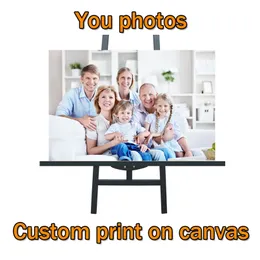 Artcozy Waterproof Painting Spray Pringting Custom Print On Canvas Paintings Wall Art Poster Pictures For living Room Home Decor 220813