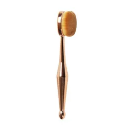 Makeup Brushes 1 PCS Tandborste den nya sjöjungfrun Makeup Brush Foundation Oval Borstar One Set Rose Gold