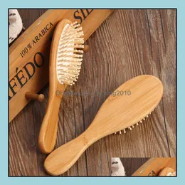 Party Favor Event Supplies Festive Home Garden Natural Bamboo Brush Healthy Care Mas Hair C DHD3S