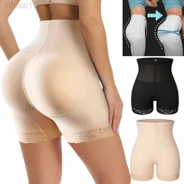 Butt Lifter Magekontroll Body Shapewear Hip Enhancer Shaper Trosor Seamless Shaping Underkläder Sexiga Fake Butt Vadderade Trosor L220802