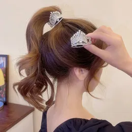 Garra de cabelo de rabo de cavalo de strass para mulheres ferramentas de estilo de moda de cabelo de cabelo de cabelo de cabelo de cabelo de clipe acessórios de cabelo