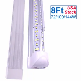 8 -Fuß -LED -Ladenlicht, 144W verknüpfbar 8 Fuß T8 Röhrung
