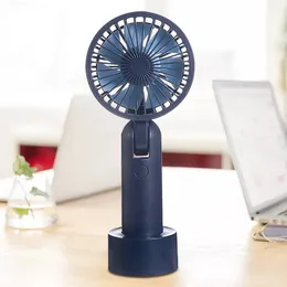 Mini Fã Portabil 3 Velocidade USB Recarregável Pessoal Handheld Air Cooler Fãs ajustáveis ​​para o escritório da família 220505