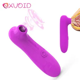 EXVOID Pezón Succión Oral sexy Juguetes para Mujeres Clítoris Estimular Lechón Vibrador Masajeador de Senos Lengua Vibradores Mujer