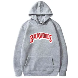 Den gängade manschetten Hoodies Streetwear Backwoods Hoodie Sweatshirt Herr Mode höst vinter Hip Hop hoodie tröja HoodyTX8Z