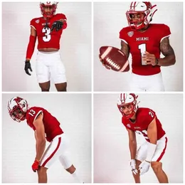 Uf CeoC202 2021 Miami Ohio Red Hawks NCAA College Football Trikot Brett Gabbert Zach Kahn Jack Sorenson AJ Mayer Aveon Smith Kevin Davis Davion Johnson