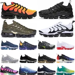 Plus hardloopschoenen buiten mannen dames tn drievoudige zwarte witte universiteit rode racer blauwe bubble sole designer sport sneakers runners trainers