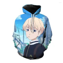 Erkek Hoodies Sweatshirts Sonbahar Anime Tokyo Revengers 3D Baskılı Hoodie Erkekler Kadın Büyük Boyut Sokak Giyim Kids Kpop Çimentolar