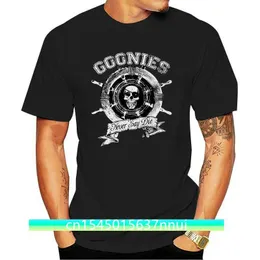 Mens Goonies Nunca Diga Morrer Camiseta Impresso Manga Curta XXXXL Lazer Bonito Edifício Primavera Outono Camisa Família 220702