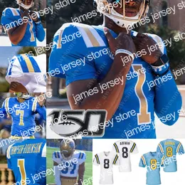 2022 UCLA Bruins Football Jersey Элиша Гидри Майлз Джексон Генмарк Хит Кэмерон Джонсон Джей Шоу Мартелл Ирби Джон Хамфри DJ Warnell Jonjon