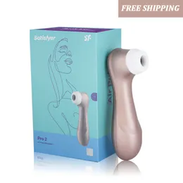 Satisfyer Pro 2+ Succhiare vibratore in silicone G spot stimolatore del clitoride capezzoli ventosa donne erotiche UYO negozio di giocattoli sexy per adulti