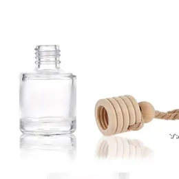 Ciondolo per bottiglia di profumo per auto Ornamento di profumo ricaricabile Deodorante per ambienti per oli essenziali Diffusore Fragranza Bottiglie di vetro vuote Vasi RRE14159