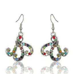 Octopus Dangle Hanging Earrings for Women Girls Thailand Jewelry Boho Colrful Crystal Rhinestone Earrings Accessories
