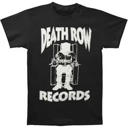 Lucu T 셔츠 Pria Baru Tshirt Death Row Records Putih Tshirt Katun Kaos Pria Musim Panas Kaos Fashion Ukuran Euro 220610