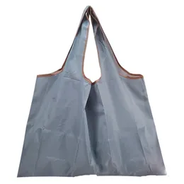 10pcs Shopping Bags Women Nylon Foldable Recycle Grocery Fashion Female Supermarket Shopper Bag