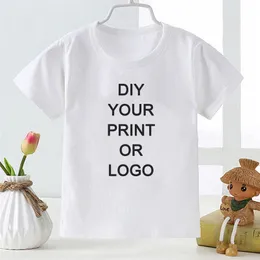 DIY YOUR PRINT OR Custom Chirdren T Shirts Design Your Kids T Shirts Boys Girls CUSTOM TEXT Children s Clothing 220614