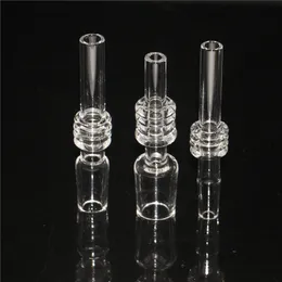 Rauchen Zubehör Quarz Nektar Tipps 10mm 14mm 18mm Gemeinsame Quarz Dab Stroh Drip Tip Für Nektare Glas asche Catcher