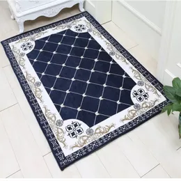 European Jacquard Hallway Doormat Multisizes Kitchen Carpets Floor Mat Living Room Rectangle Rugs Home Decor tapis cuisine Y200407