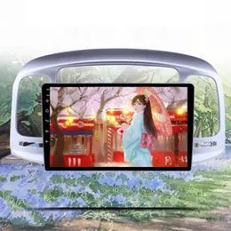 9 tum Android 10 Car Video GPS Navigation Radio Multimedia Player för Hyundai Accent 2006-2011 Support CarPlay TPMS DVR