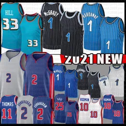 Cade Cunningham Grant Hill Jersey 2 33 Tracy McGrady Jonathan Isaac Penny Hardaway Isiah Thomas Dennis Rodman Jerseys 11 10