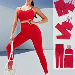 CHRLEISURE 2 Piece Sets Womens Outfits Tracksuit Women Summer Gym Leggings Set Jogger Womens Sportswear Woman Clothes 220527