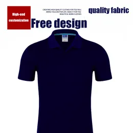 Summer Casual Short Sleeved Polo Suit Personal Company Group Custom Polo Shirt Cotton Men and Women 220713