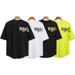 maglietta da uomo di design angelo stampa di lettere 3d maglietta a maniche corte americana hip hop felpa in cotone sciolto oversize uomo donna girocollo magliette s-xl