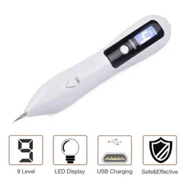 9 nivå laserplasma penna mol borttagning mörk spot remover lcd skin care point penna hud wart tag tatuering avlägsnande verktyg skönhet vård 220507