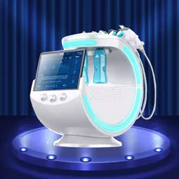 7in1 portátil Smart Ice Blue Skin Análise de beleza Sistema de beleza Deep Hydro Limpador de água RF Aperte a máquina anti -brilha