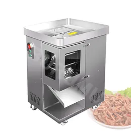 Neue elektrische kommerzielle Fleischschneidemaschine für den Heimgebrauch, automatischer Fleischschneidewolf, 500 kg/Stunde