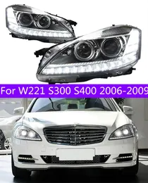 Auto Car Head Lights Parts For W221 2006-2009 S300 S400 LED Front Headlight Replacement DRL Daytime Light