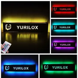 Personalized Text Wall Lamp Custom Wooden LED USB Night Light For Tag Neon Sign Decor 220615