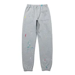 Joggers Graffiti High Street Masculino Feminino 1 Calça Oversized Calça de Moletom Casual Masculina Calça Plus Size