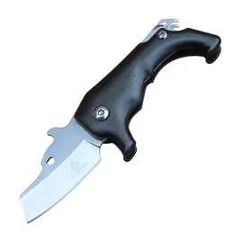 1PCS M7291 Outdoor wielofunkcyjny Nóż narzędzi 3CR13 Satynowy ostrze stalowe i aluminiowe noże kieszonkowe EDC z otwieraczem butelek