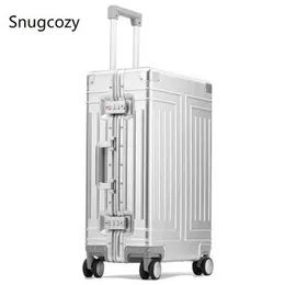 SnugCozy de alta qualidade Rolling bagage aluminummagnesium embarque perfeito para spinner marth Travel São J220708 J220708