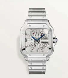 Top AAA Recién llegado Reloj de alta calidad para hombre Movimiento de cuarzo clásico Relojes para hombres Diseñador pulsera de acero inoxidable Recién llegados reloj de pulsera regalo Skeleton Face 090