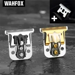 WAHFOX Replacement Steel Blade Set For Andis D7 D8 SlimLine Pro Li Hair Clipper Trimmer With Ceramic 220712