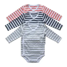 Groothandel en detailhandel Pasgeboren baby katoenen rompertjes Rompertjes Waggel baby bodysuit Kinderen eendelige rompertjes Jumpsuits klimkleding