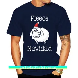 Personalizar camiseta para homens 100% algodão antirrugas velo navidad espanhol natal ovelhas camisetas roupas tee top 220702