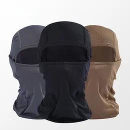 Maschera interna per casco da moto e bicicletta Maschera tattica per polizia da esterno Cappello da equitazione sportivo Cappuccio da sci