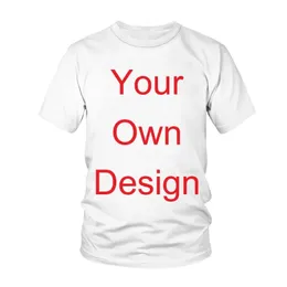 T-shirt con stampa 3D fai-da-te il tuo design Uomo Donna Streetwear T-shirt design personalizzato Esports Tops Tees Bambini Jersey Uniform Clothing 220619