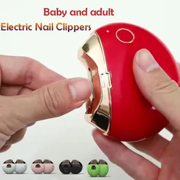 Elektrisk automatisk nagel Clipper Sharpener Anti Splash Portable Baby Adult Nails Cutter Set Nail Clippers Tools
