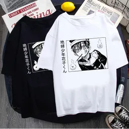 Japanska anime Hanako Kun T -shirt Men kawaii toalettbunden t -shirt rolig tecknad grafisk tees manga toppar unisex tshirt man 220712