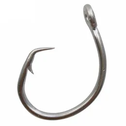 50st 39960 Rostfritt stål Vit offset Tuna Circle Bait Fishing Hook Storlek 8/0 9/0 10/0 11/0 12/0 13/0 14/0 15/0 220812