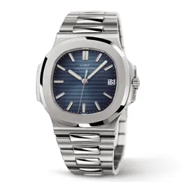 Herrenuhren, automatisch, mechanisch, AAA-Qualität, Sport-Designer-Luxus-Armbanduhr für Herren, 2813-Uhrwerk, Edelstahlgehäuse, leuchtendes Blau