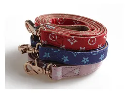 DHL Luxus Designer Hundehalsband Muster Pu Leder Haustier Halsbänder Einstellbare Marke Katzenleinen Outdoor Persönlichkeit Haustierhalsband Zubehör